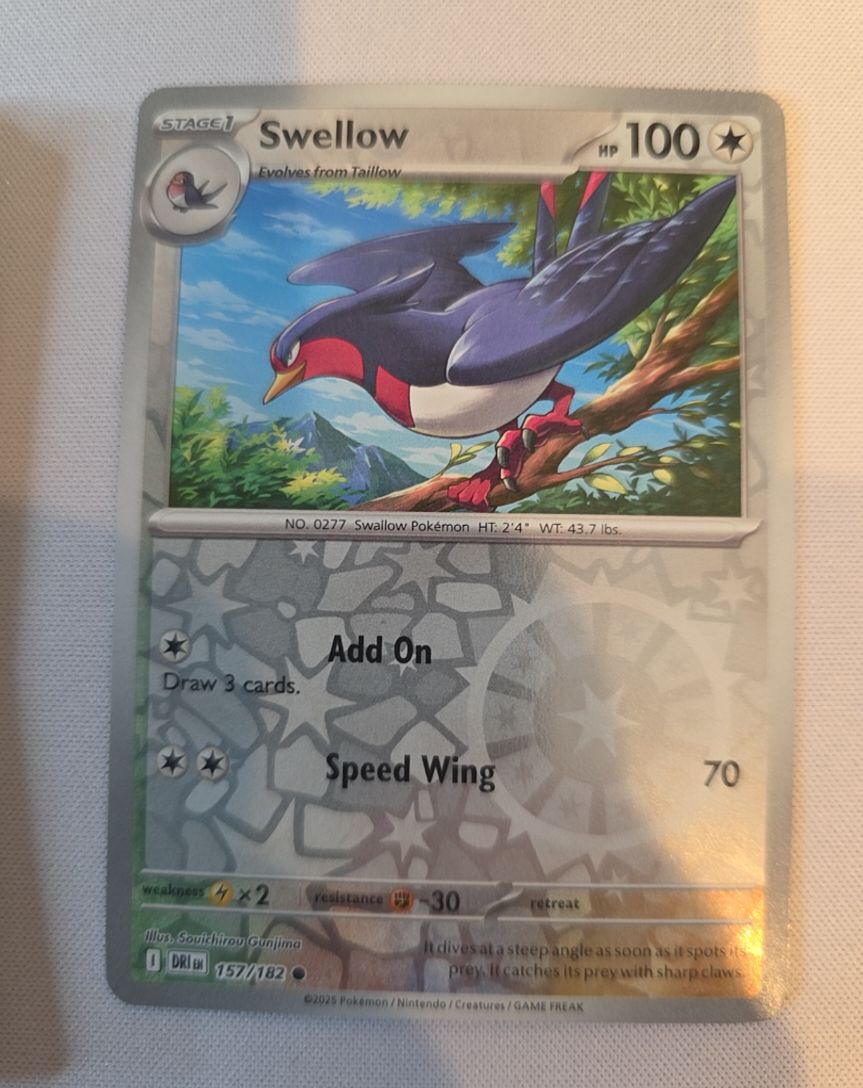 2025 Pokémon #157 Swellow — front