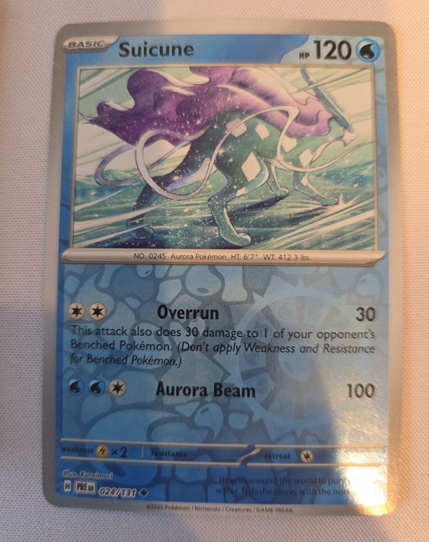 2025 Pokémon #024 Suicune — front