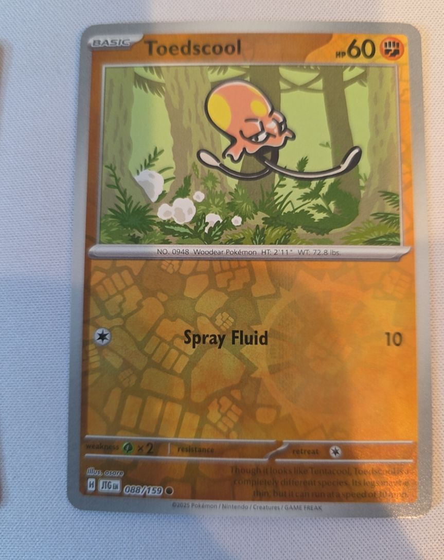 2025 Pokémon Journey Together #088 Toedscool — front