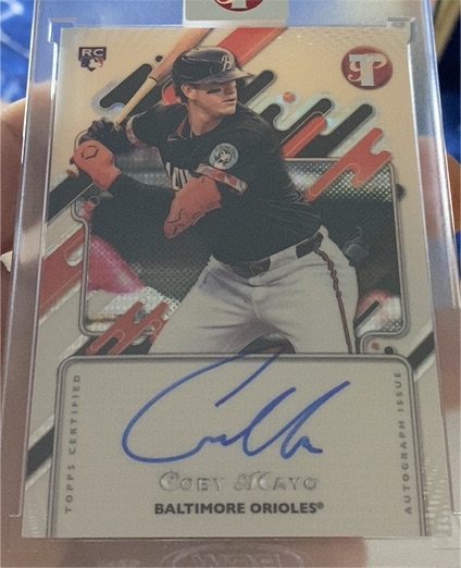 2025 Topps Pristine #PA-CMA Coby Mayo — front