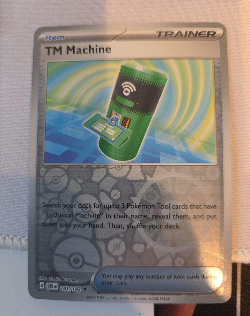 2025 Pokémon SV10: Destined Rivals #181 TM Machine — front