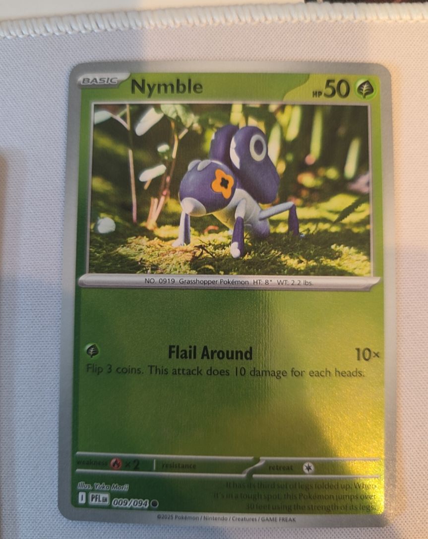 2025 Pokémon Phantasmal Flames #009 Nymble — front