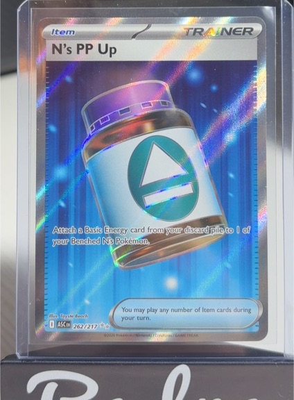 2026 Pokémon #262 N's PP Up — front