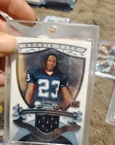 2007 Bowman Sterling Rookie Relics #BSRR-ML Marshawn Lynch — front