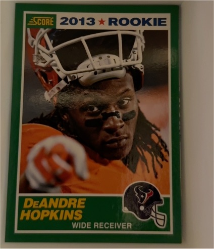2013 Score #356 DeAndre Hopkins Rookie Card — front