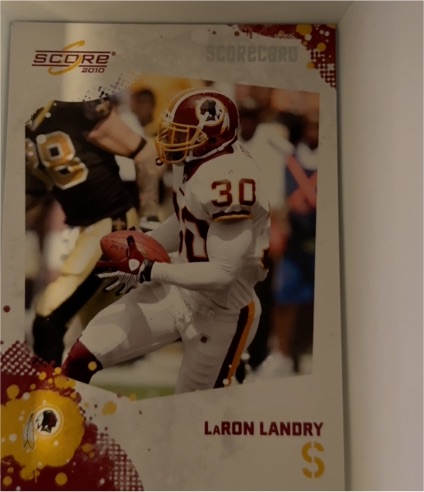 2010 Score #298 LaRon Landry — front