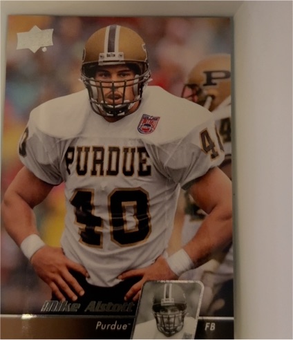 2011 Upper Deck #10 Mike Alstott Purdue Boilermakers — front