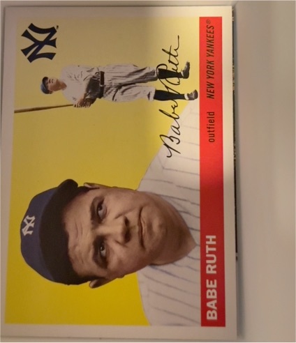 2020 Topps Archives #1 Babe Ruth — front