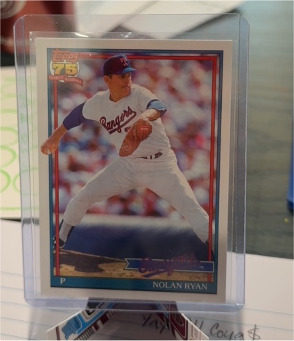 1991 Topps #T91-97 Nolan Ryan — front
