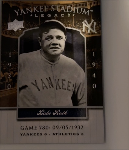 2008 Upper Deck Yankee Stadium Legacy #YSL566 Babe Ruth — front