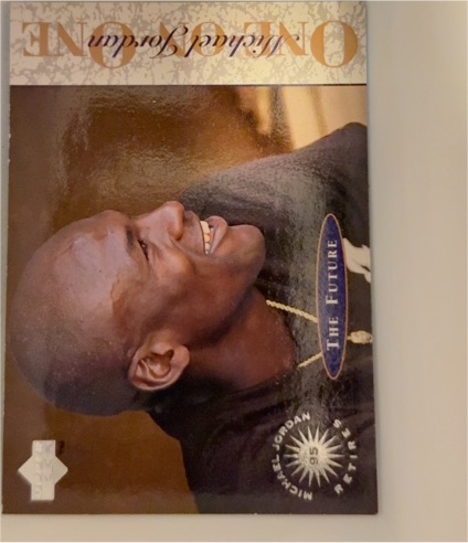 1995 Upper Deck One On One #10 Michael Jordan — front