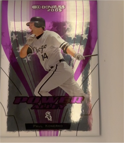 2005 Donruss Power Alley Red #PA-21 Paul Konerko — front