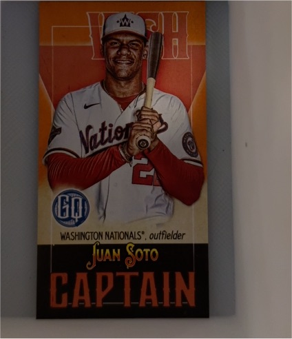 2021 Topps Gypsy Queen Captain Mini #CM-JS Juan Soto — front