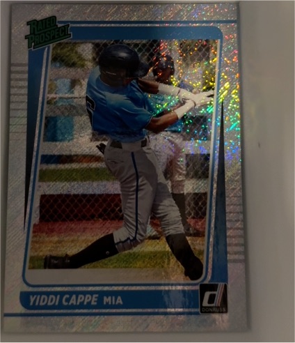 2021 Donruss Rated Prospect #RP3 Yiddi Cappe — front