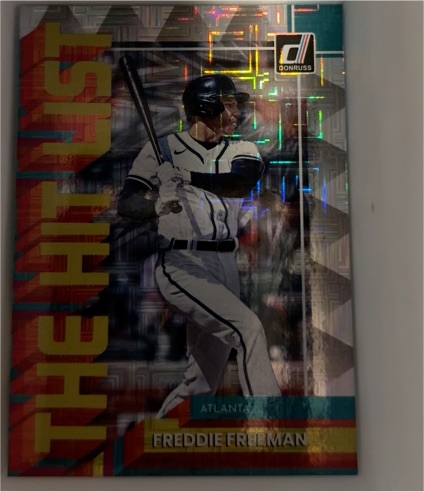 2022 Donruss The Hit List #THL-7 Freddie Freeman — front