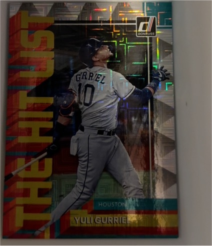 2022 Donruss The Hit List #THL-8 Yuli Gurriel — front