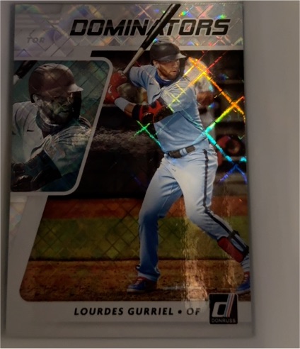 2021 Donruss Dominators #DOM9 Lourdes Gurriel — front