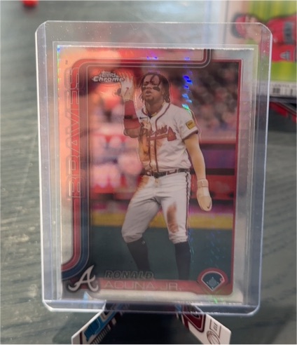 2025 Topps Chrome #257 Ronald Acuna Jr — front