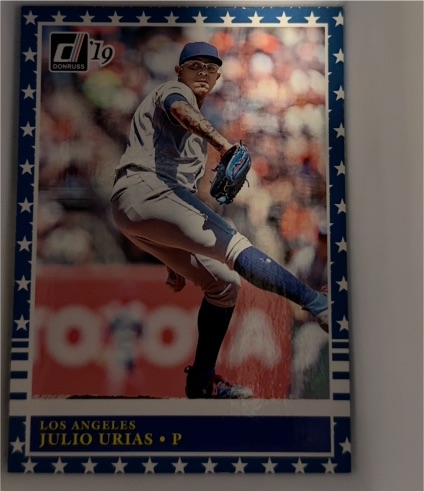 2019 Donruss Baseball #250 Julio Urias — front