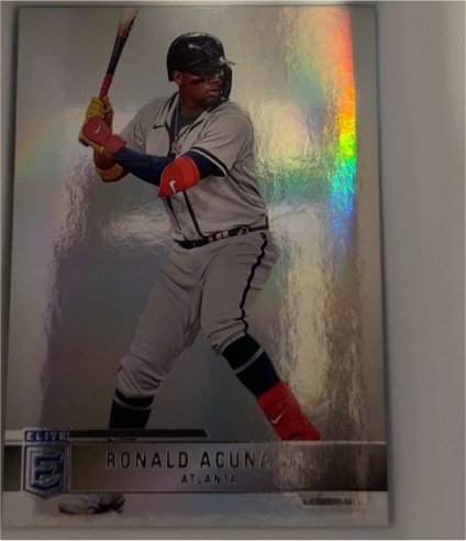 2022 Panini Chronicles Elite #47 Ronald Acuna Jr. Atlanta Braves — front