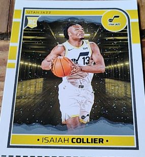 2024-25 Panini NBA Hoops #259 Isaiah Collier Rookie Utah Jazz — front