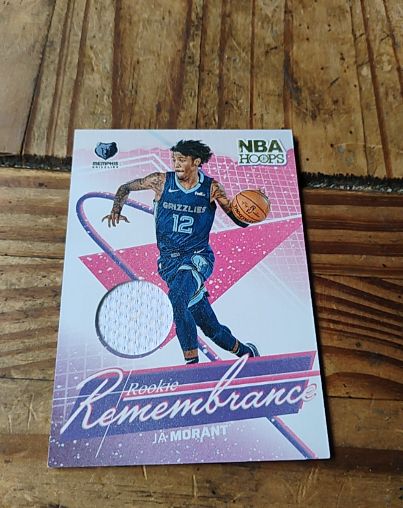 2024-25 Panini NBA Hoops #RR-JMG Ja Morant Rookie Remembrance — front