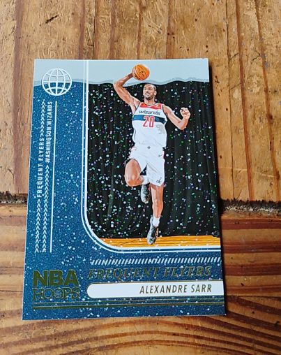 2024-25 Panini NBA Hoops #14 Alexandre Sarr Frequent Flyers RC — front