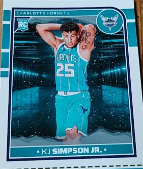 2024-25 Panini NBA Hoops #272 KJ Simpson Jr. — front