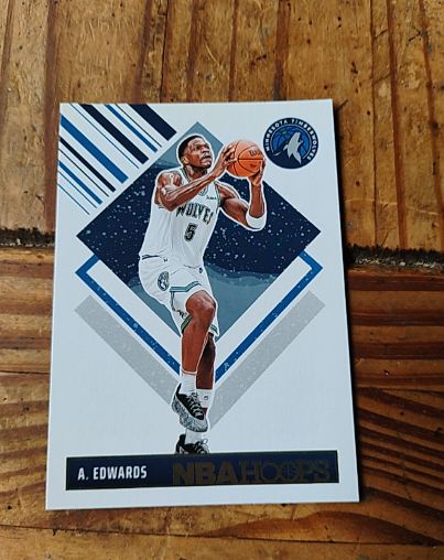 2024-25 Panini NBA Hoops #286 Anthony Edwards Tribute — front