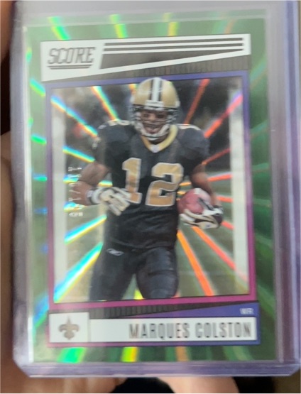 2022 Score #62 Marques Colston — front