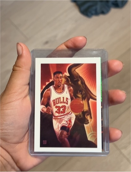 1991 NBA Hoops #506 Scottie Pippen — front
