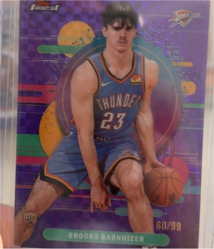 2025-26 Topps Finest #134 Brooks Barnhizer — front