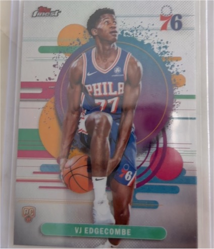2025-26 Topps Finest #103 VJ Edgecombe — front