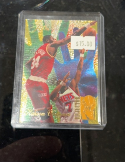 1994-95 Flair Rejectors #4 Hakeem Olajuwon — front