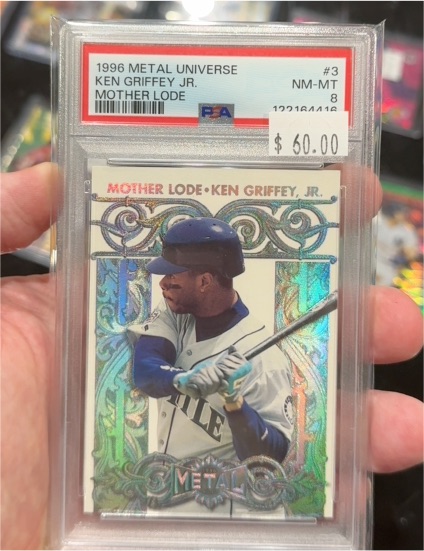 1996 Fleer Metal Universe #3 Ken Griffey Jr. Mother Lode — front