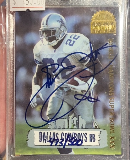1996 Collector's Edge Cowboybilia #25 Emmitt Smith — front