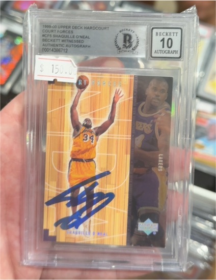 1999-00 Upper Deck Hardcourt Court Forces #CF5 Shaquille O'Neal — front