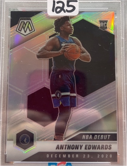 2020 Panini Mosaic #261 Anthony Edwards NBA Debut — front