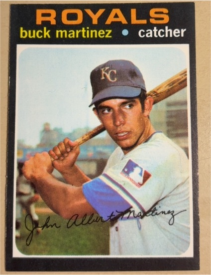1971 Topps #163 Buck Martinez Kansas City Royals — front