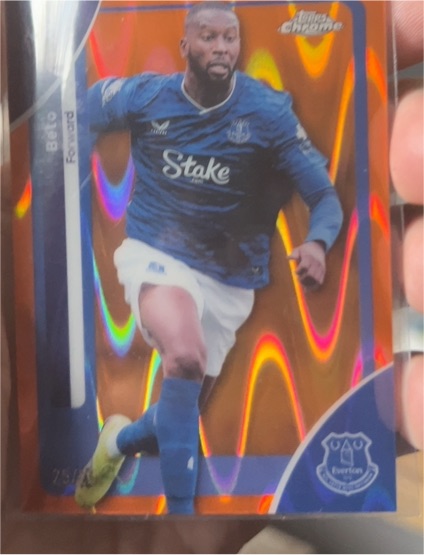 2026 Topps Chrome Premier League #90 Beto Everton — front