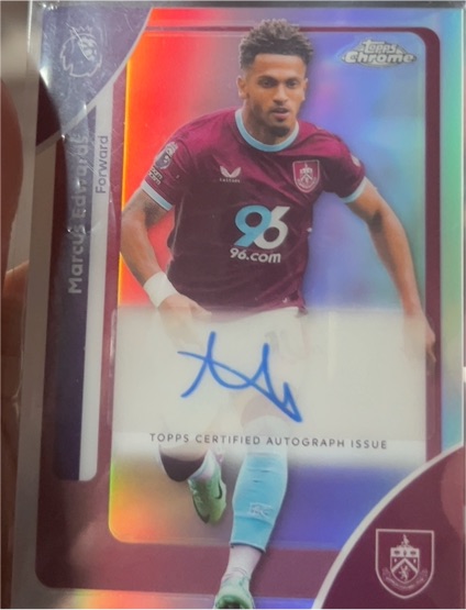 2026 Topps Chrome Premier League #CA-ME Marcus Edwards — front