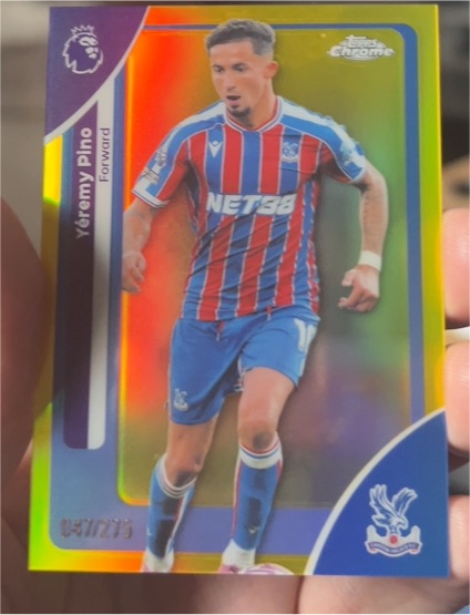 2026 Topps Chrome Premier League #73 Yeremy Pino — front