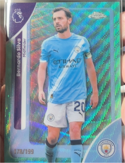 2026 Topps Chrome Premier League #123 Bernardo Silva — front