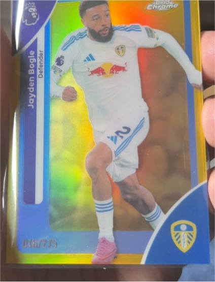 2026 Topps Chrome Premier League #108 Jayden Bogle — front