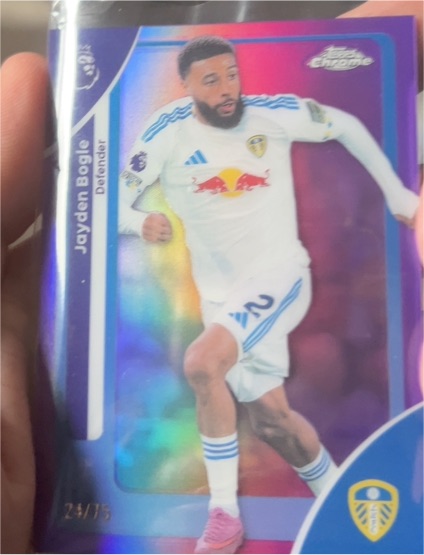 2026 Topps Chrome Premier League #108 Jayden Bogle — front