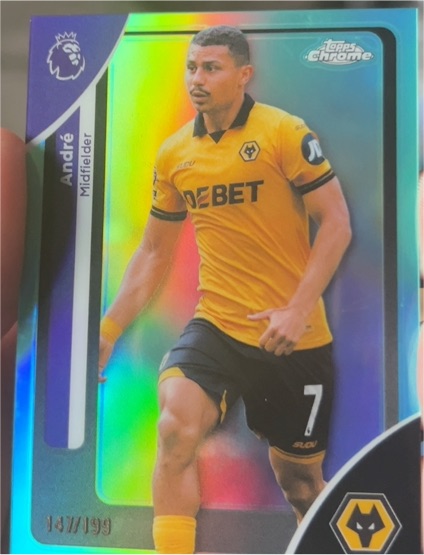 2026 Topps Chrome Premier League #192 André Wolverhampton Wanderers — front