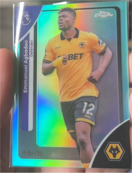 2026 Topps Chrome Premier League #198 Emmanuel Agbadou — front