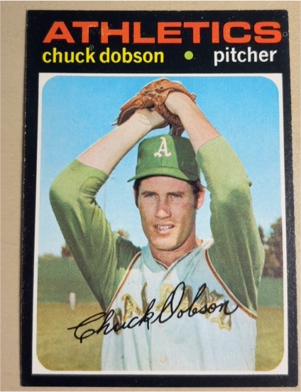 1971 Topps #238 Chuck Dobson — front