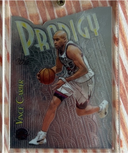 1999-00 Topps Prodigy #PR17 Vince Carter — front
