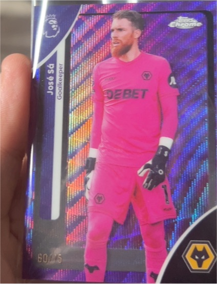 2026 Topps Chrome Premier League #199 José Sá — front